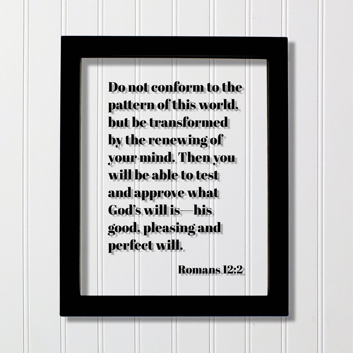 Romans 12:2 Christian Scripture Art Print