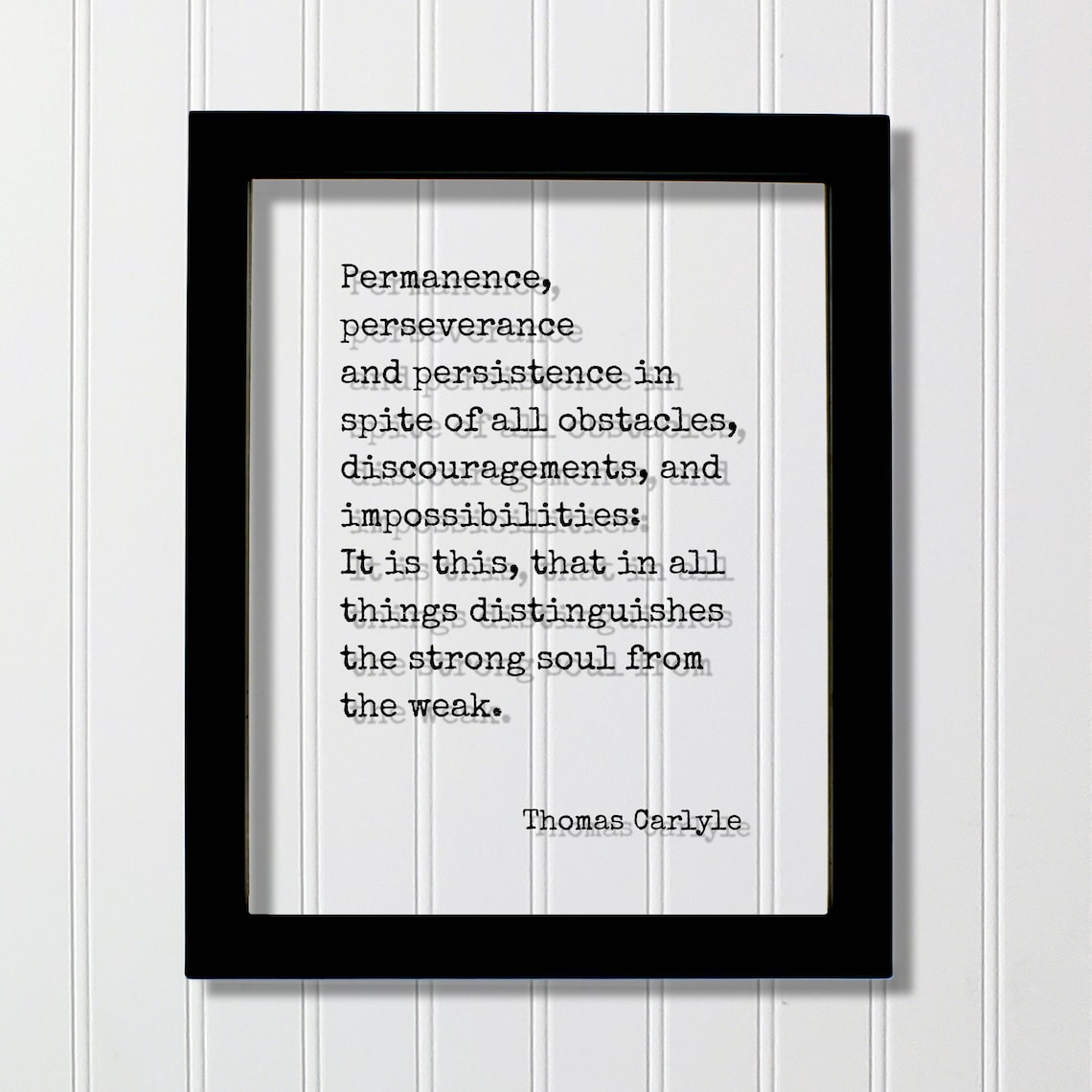 Thomas Carlyle Permanence and Perseverance Art Print