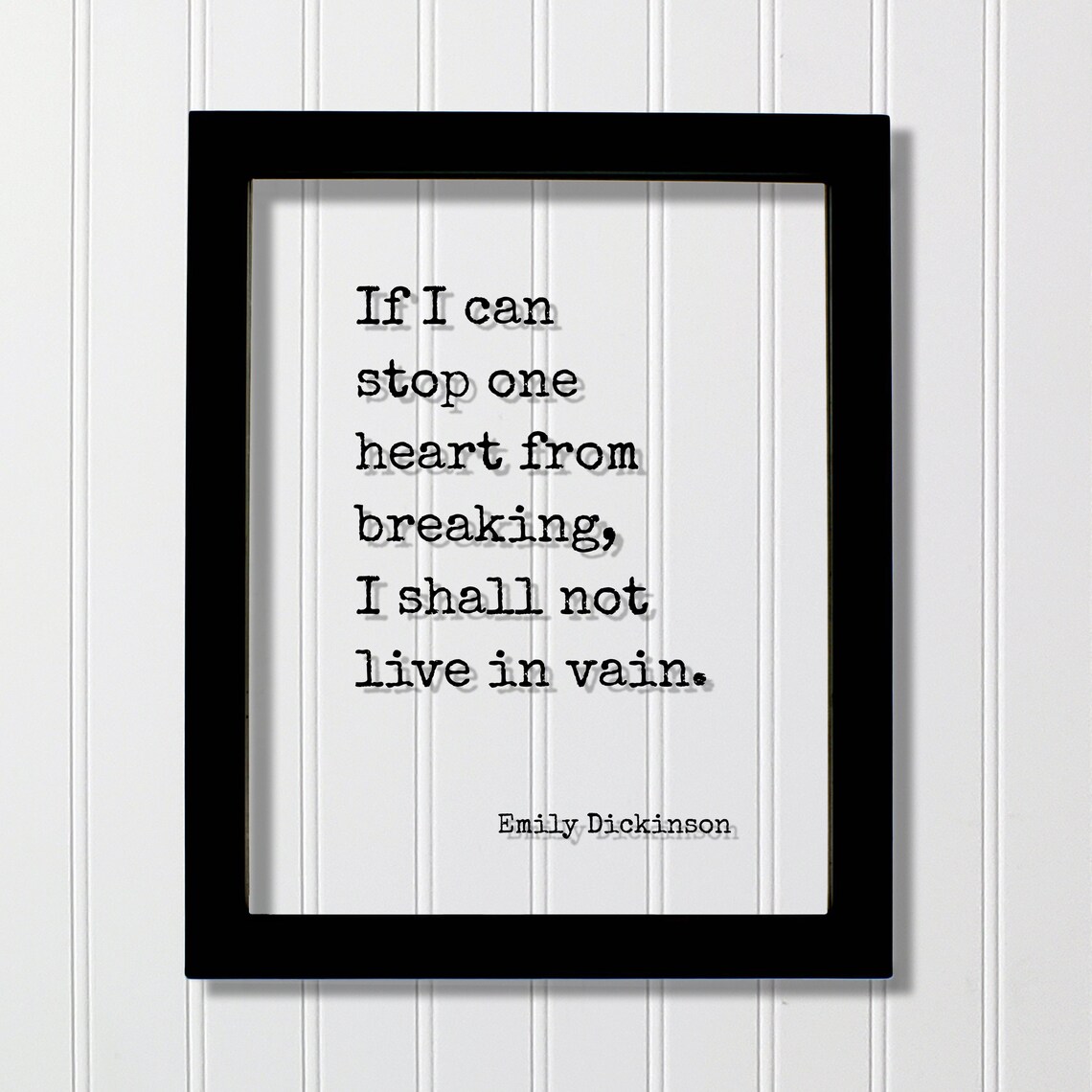 Emily Dickinson Quote Art Print, Love and Charity
