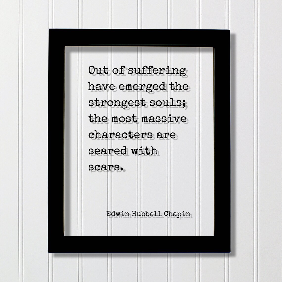 Edwin Hubbell Chapin Quote Poster, Floating Typography