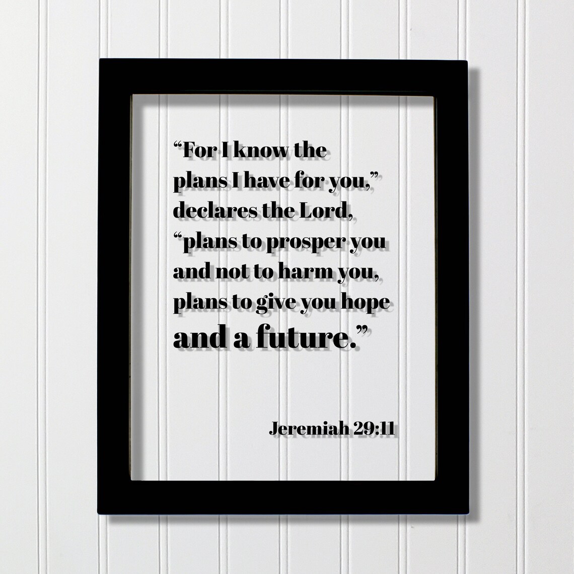 Jeremiah 29:11 Scripture Verse Art Print