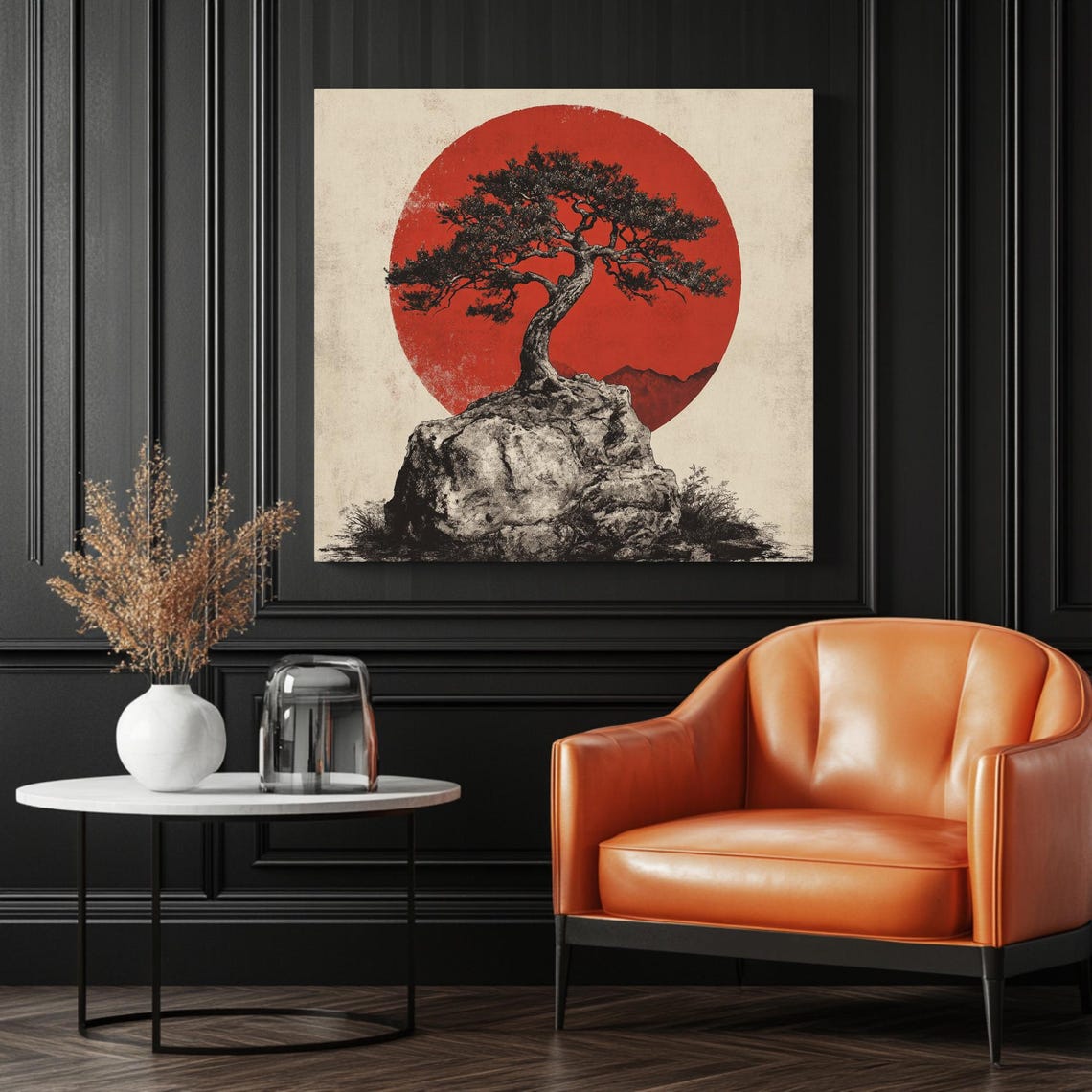 Tree Wall Art, Japanese Zen Nature Print - Image 3