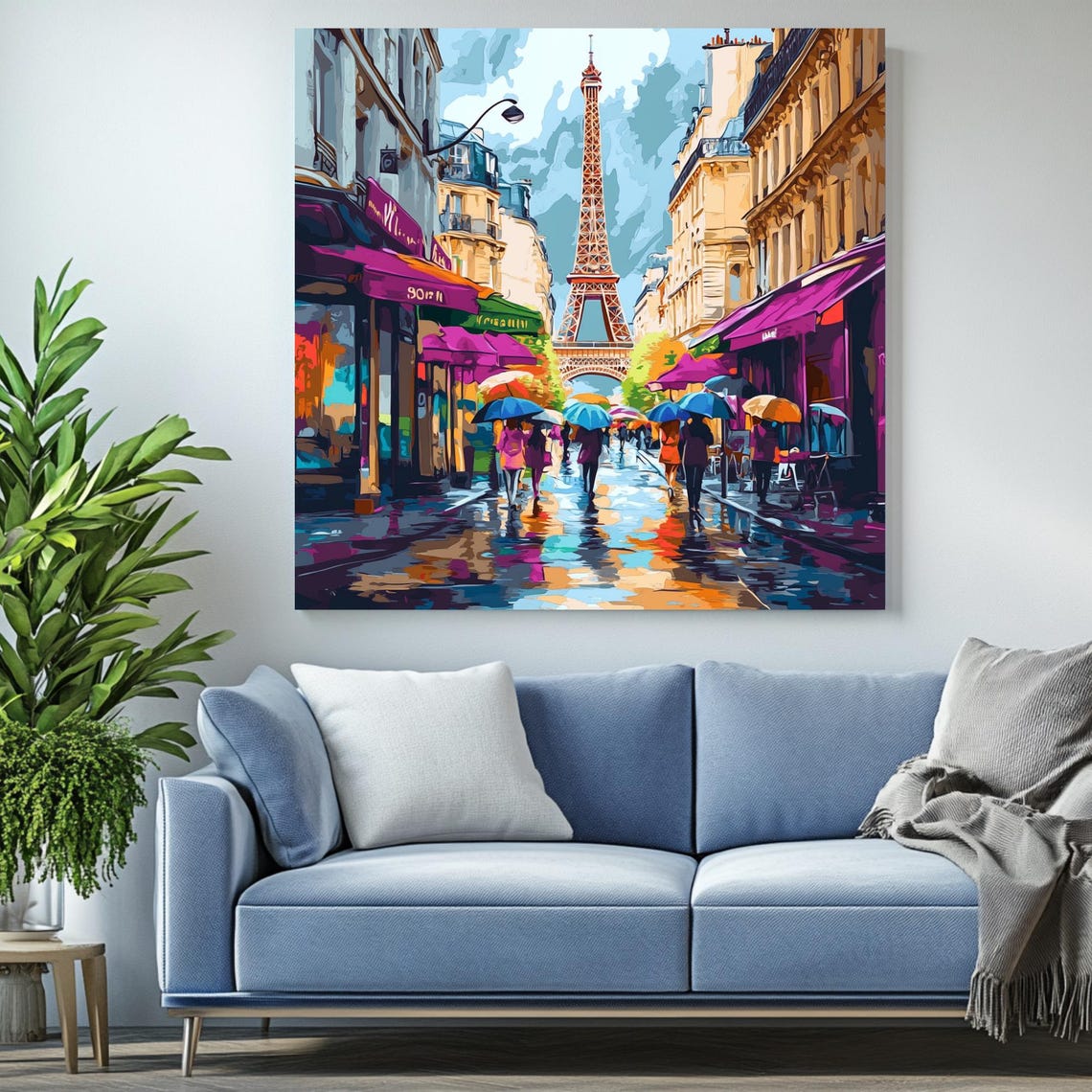 Eiffel Tower Art Poster, Parisian Decor - Image 2