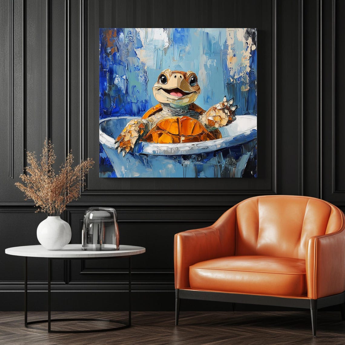 Turtle Poster, Funny Bathroom Decor - Image 3
