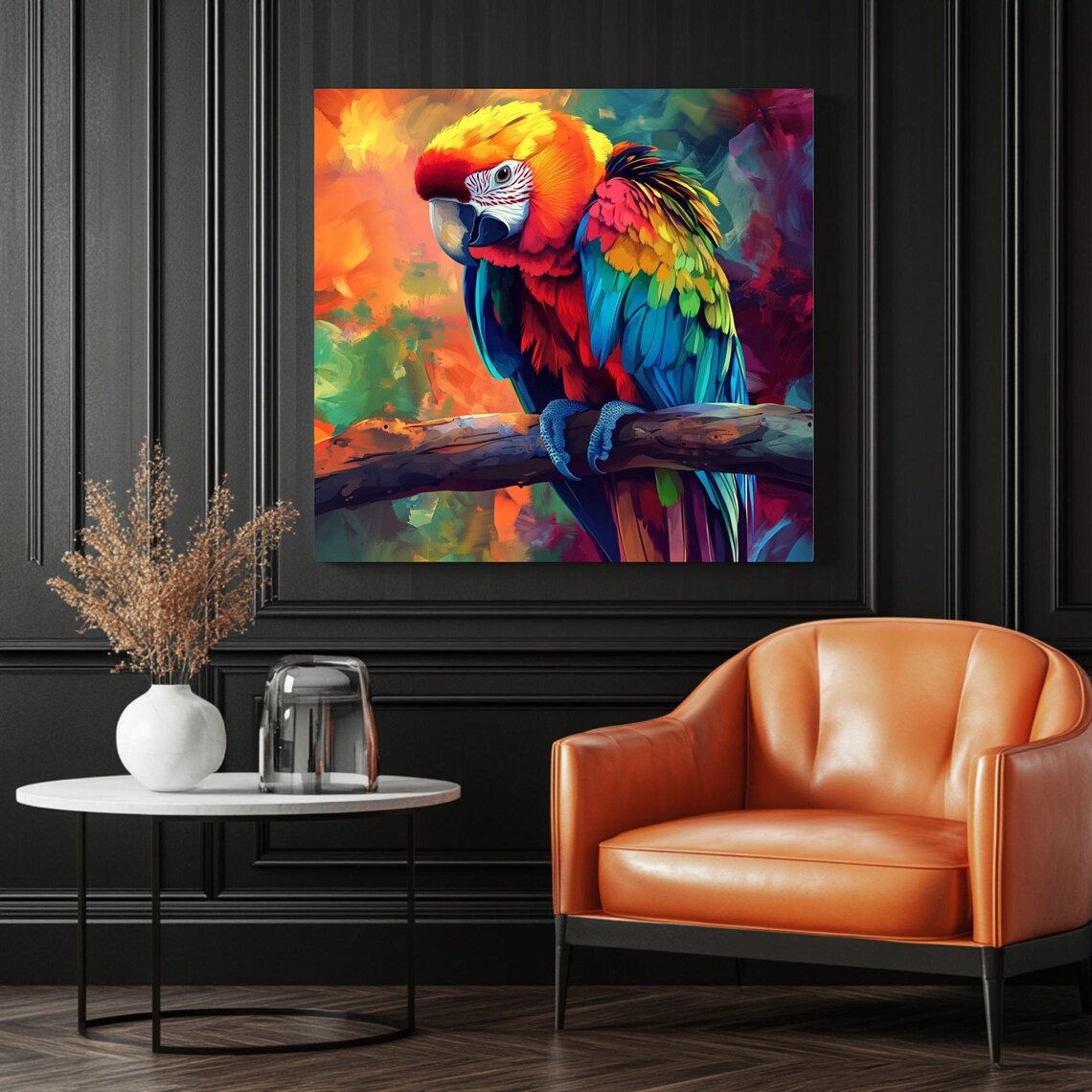 Macaw, Vibrant Tropical Decor Art Print - Image 3