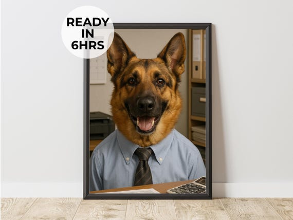 Custom Accountant Pet Portrait Funny Cpa Gift For Tax Season Office Decor