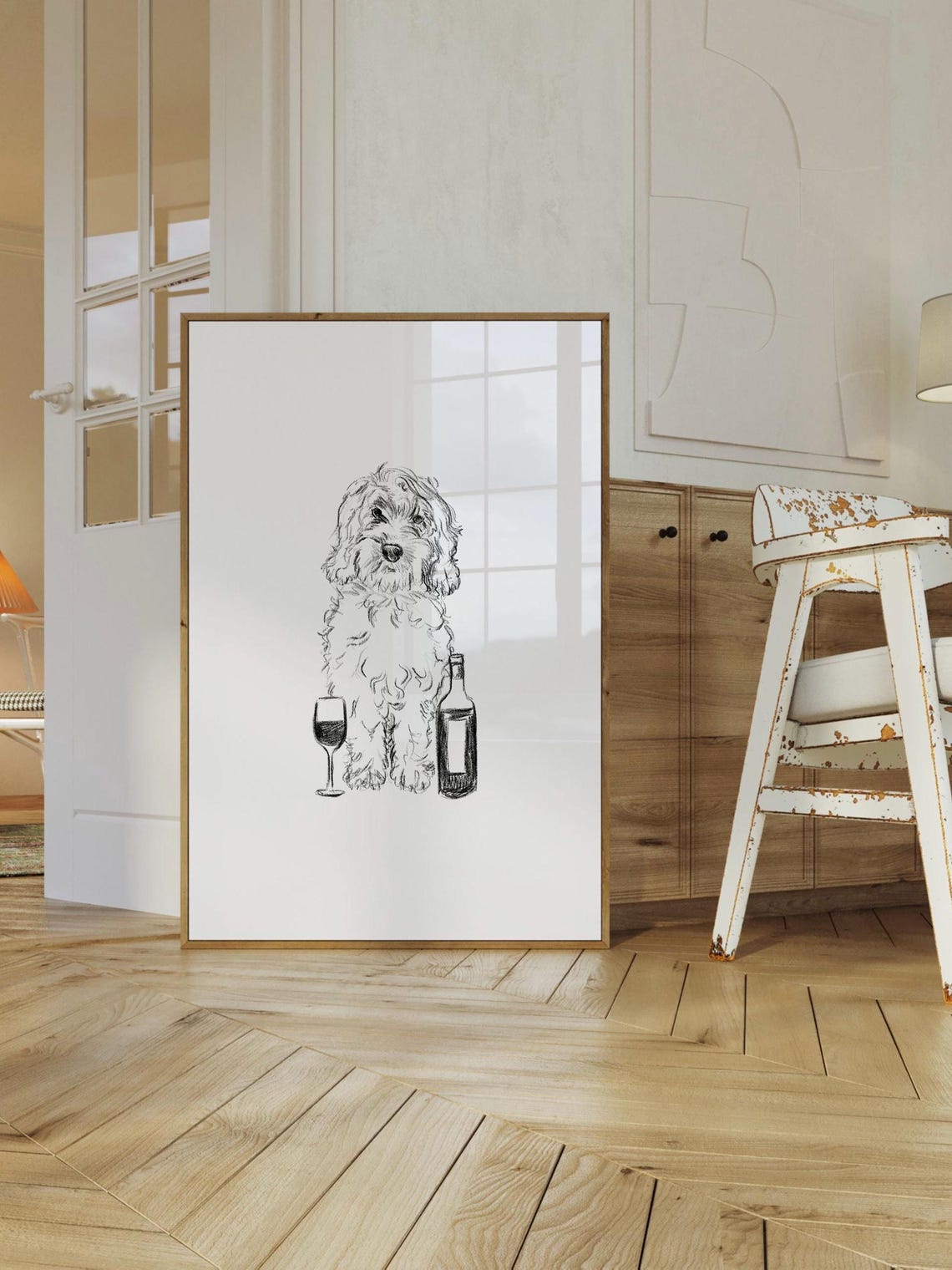 Customisable Cockerpoo Classic Travel Poster - Image 5