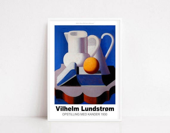 Vilhelm Lundstrom Poster Lundstrom Decor Vintage Poster Exhibition Poster Denmark Poster