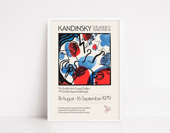 Kandinsky Poster Kandinsky Print Vintage Poster Vintage Print Kandinsky Painting