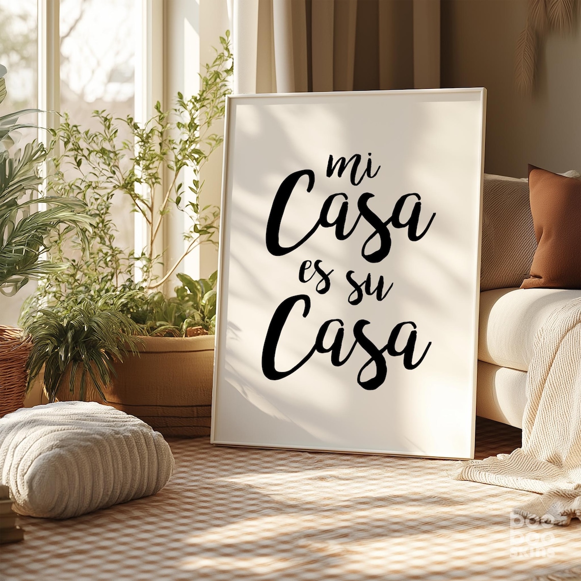 Mi Casa Es Su Print, Housewarming Art Print