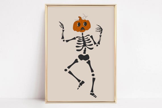 Halloween Wall Art Cute Fall Decor Halloween Print Trendy Wall Art Spooky Season Art Halloween Poster