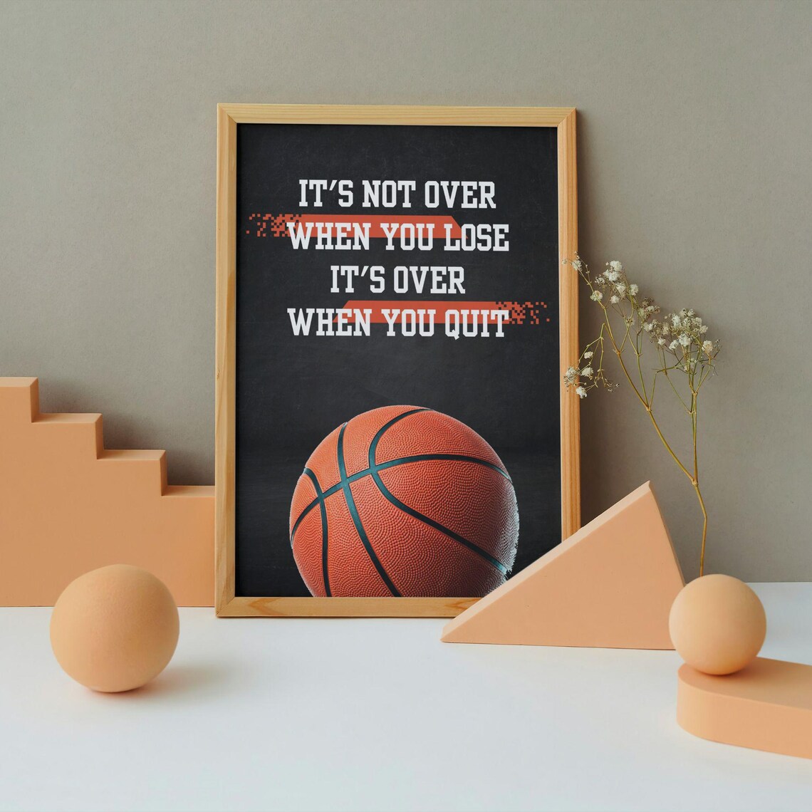 Basketball Quotes, Motivational Sports Poster - Image 2