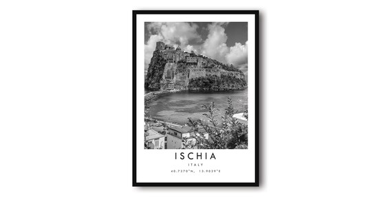 Ischia Italy Minimalist Travel Photography Art Print