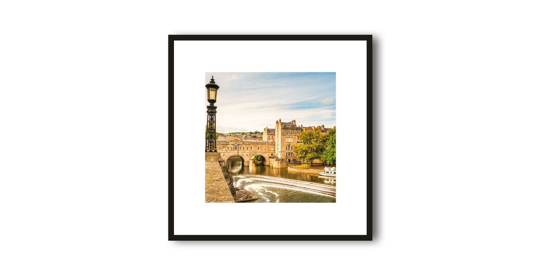 Pulteney Bridge Over the River Avon Bath England Photo Poster