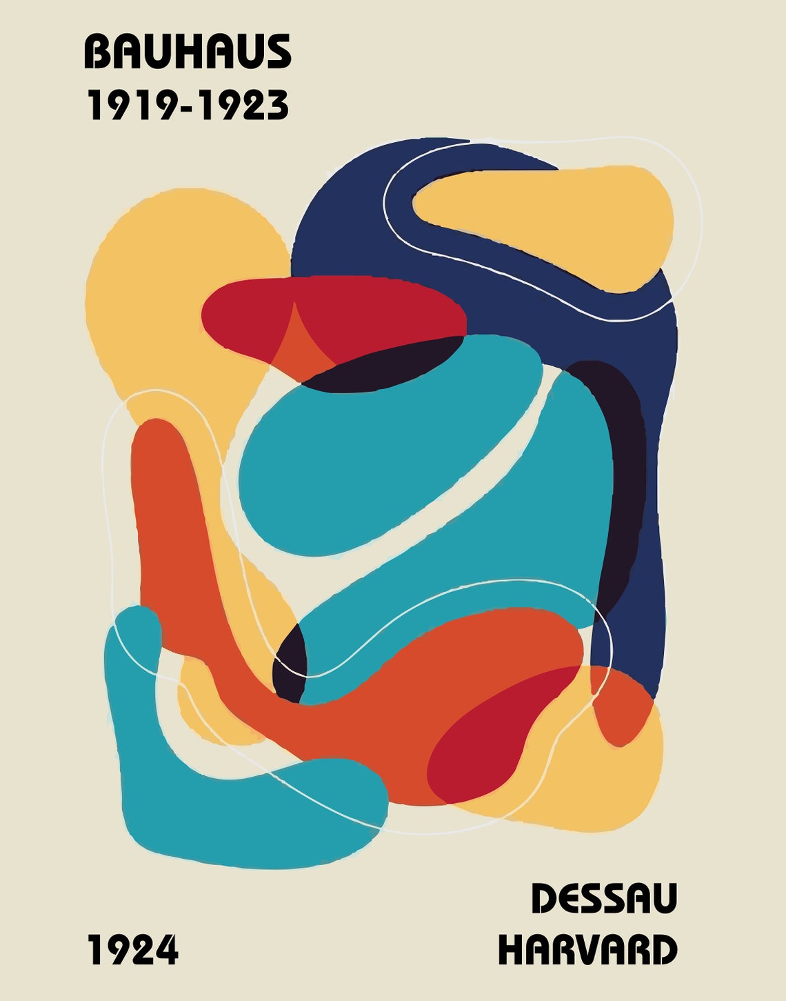 Bauhaus Poster Print, Bauhaus Wall Art - Image 3