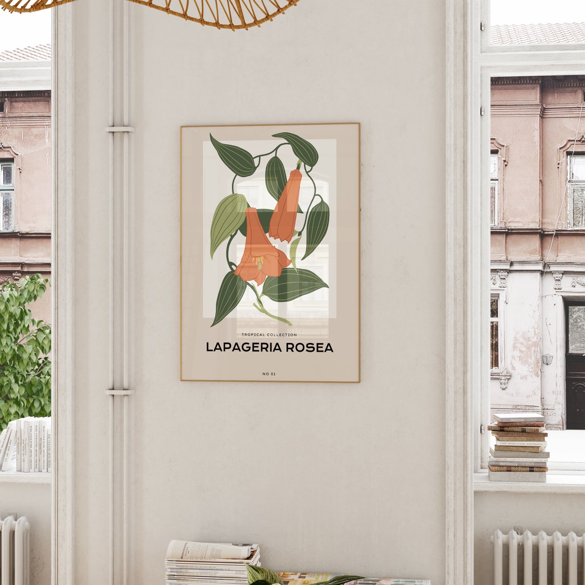 Lapageria Rosea Tropical Collection Botanical Study Wall Poster - Image 6