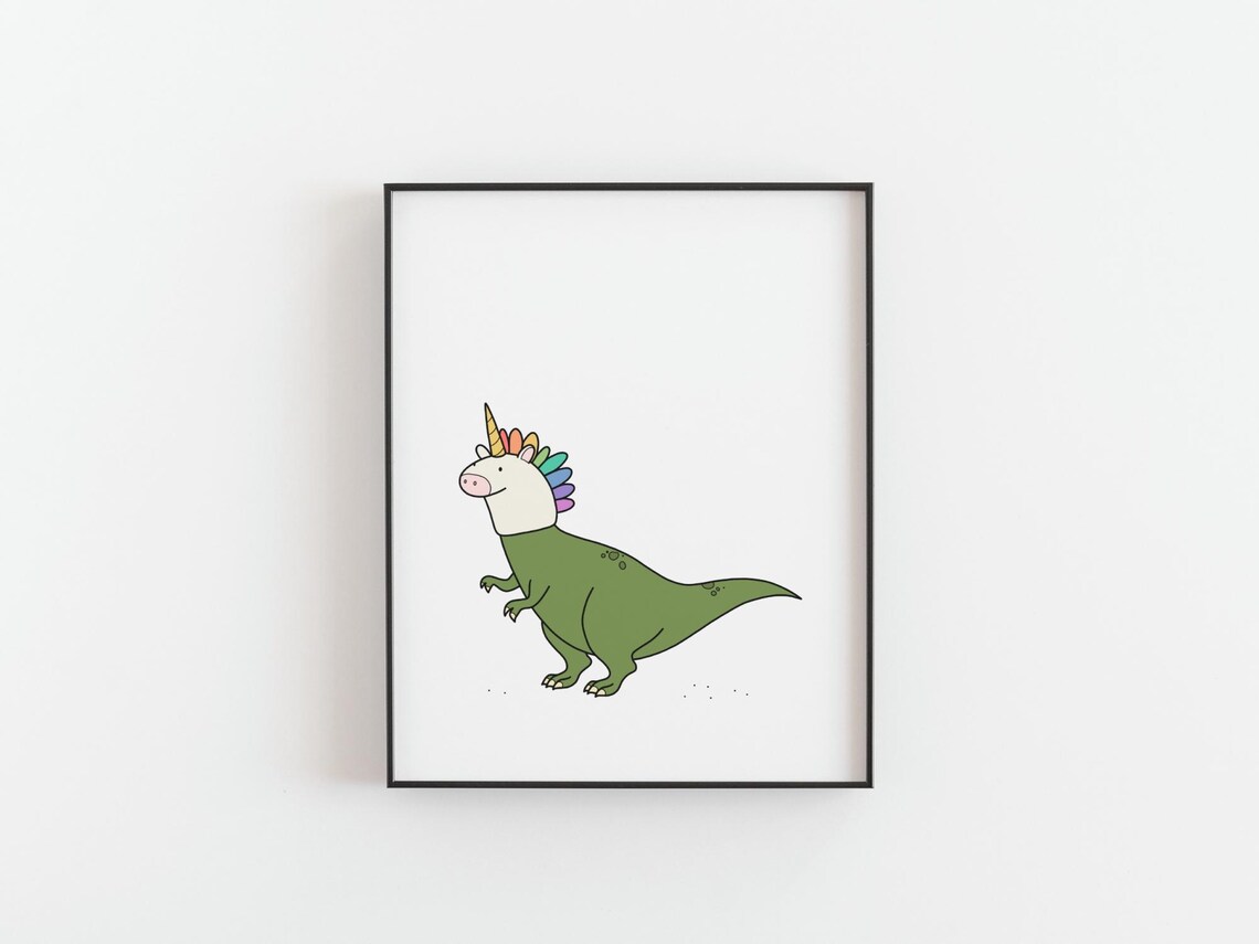 Weiner Dog Kids Room Art Print, Jungle Sunset Quotes - Image 2