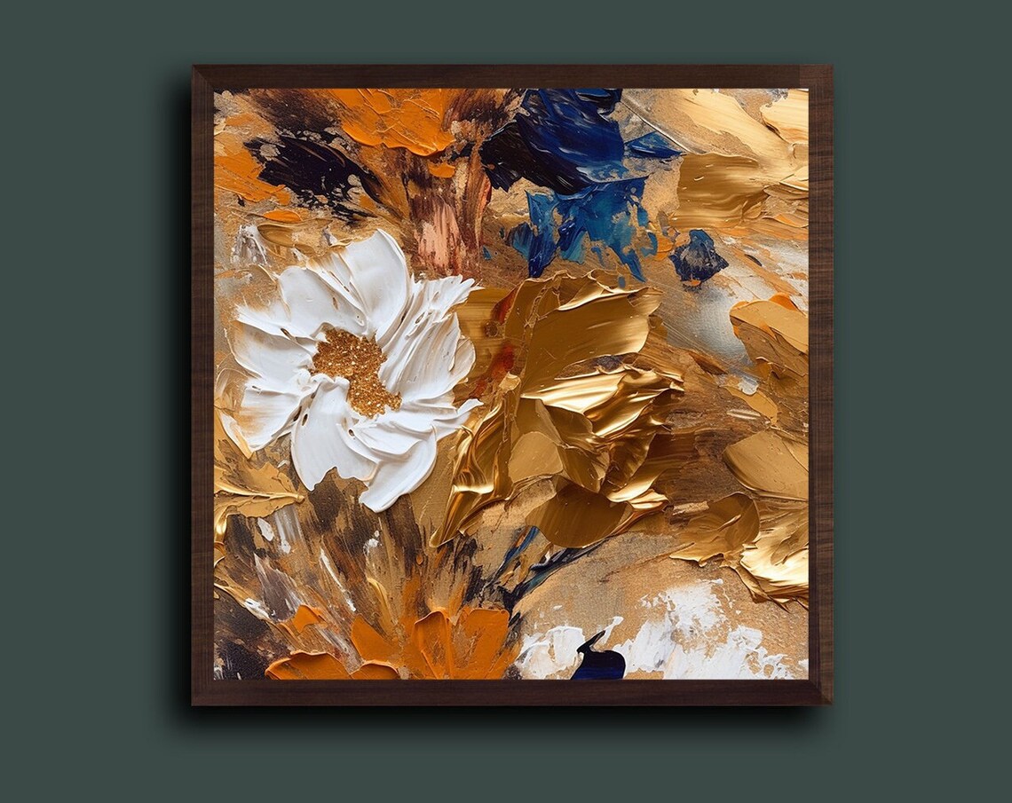 Autumnal Flourish, Autumn Leaves Modern Decor