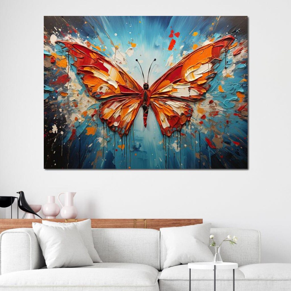 Dynamic Metamorphic Essence Butterfly Abstract Art - Image 3