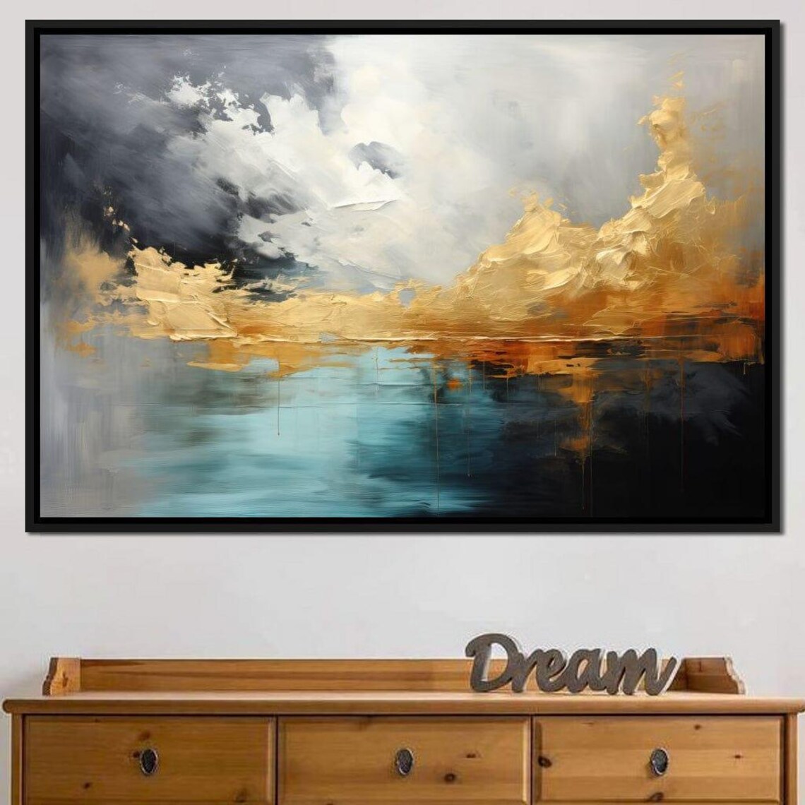 Modern Abstract Wall Art Print, Stylish Decor Piece - Image 3
