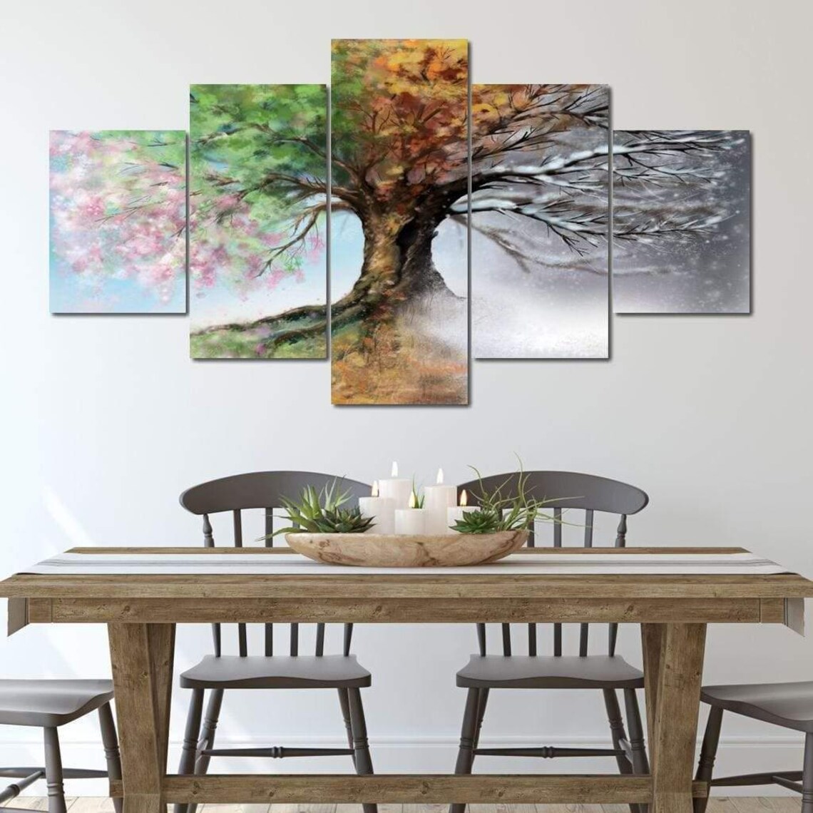 Seasonal Tree Nature Art Print