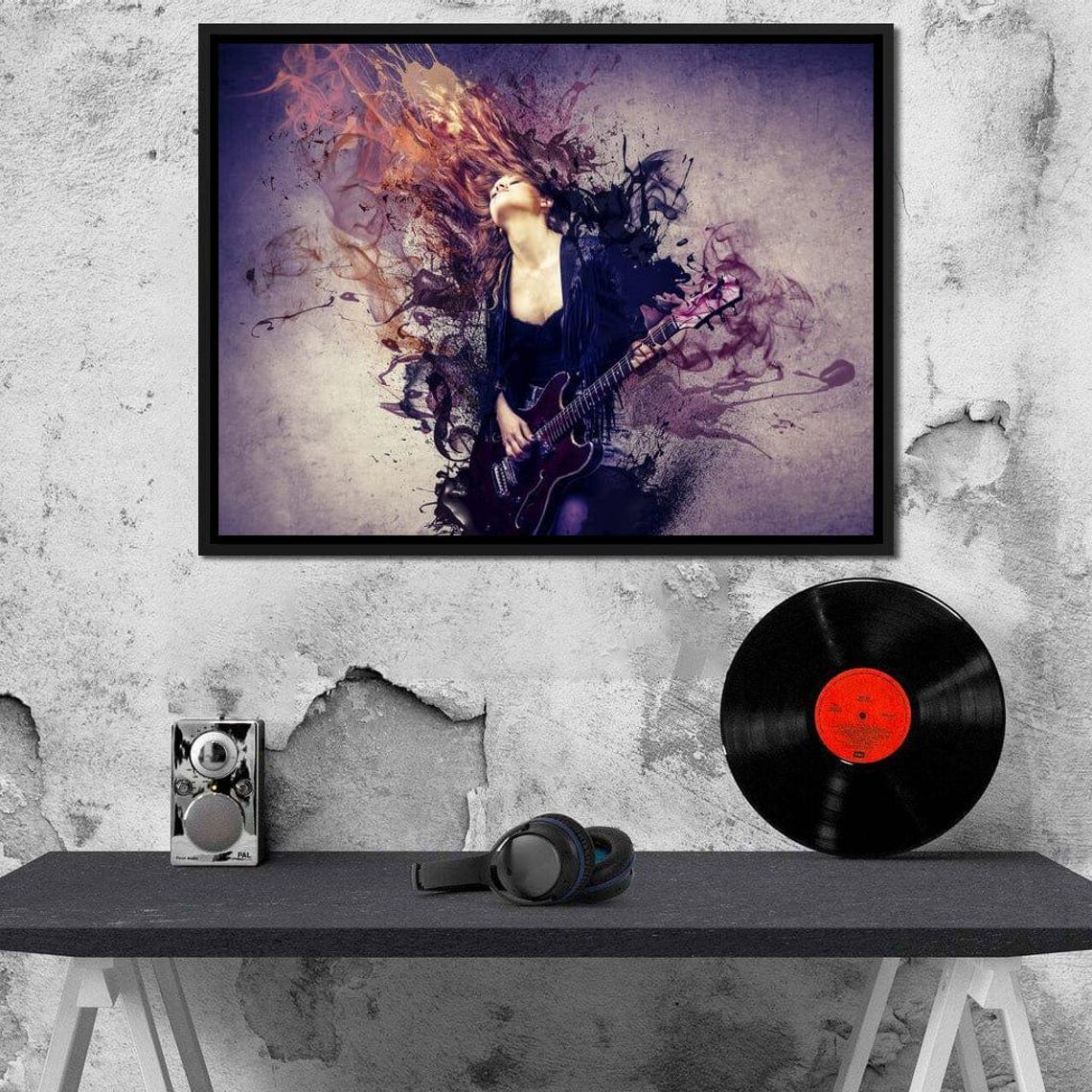 Guitar Splash - Music Art Print - Image 2