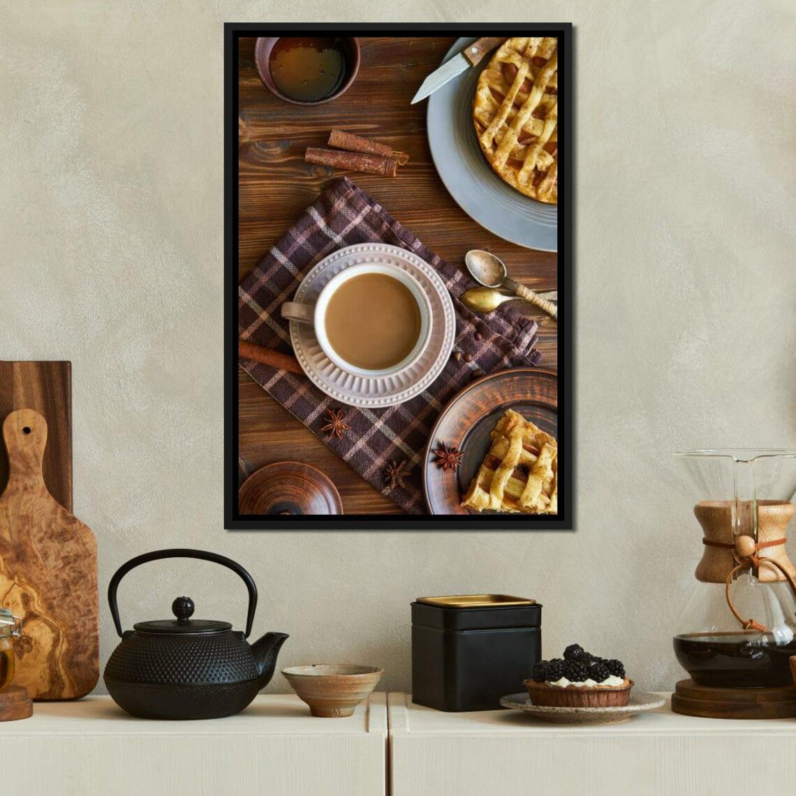 Cup Of Coffee With Sugar Pie - Still Life - Image 2
