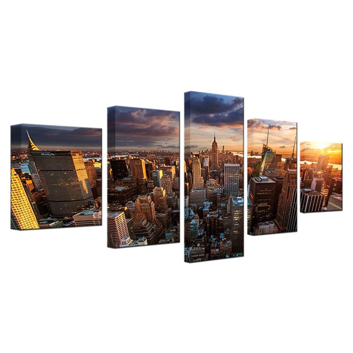 New York City Sunset Travel Poster - Image 2