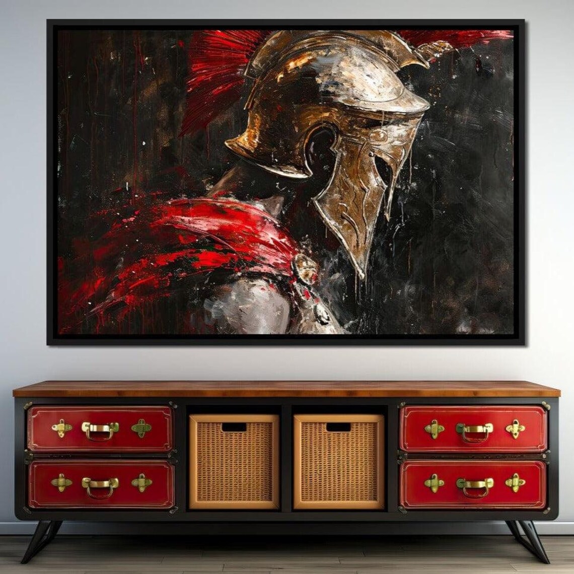 Spartan Reflections Bold Warrior Wall Art