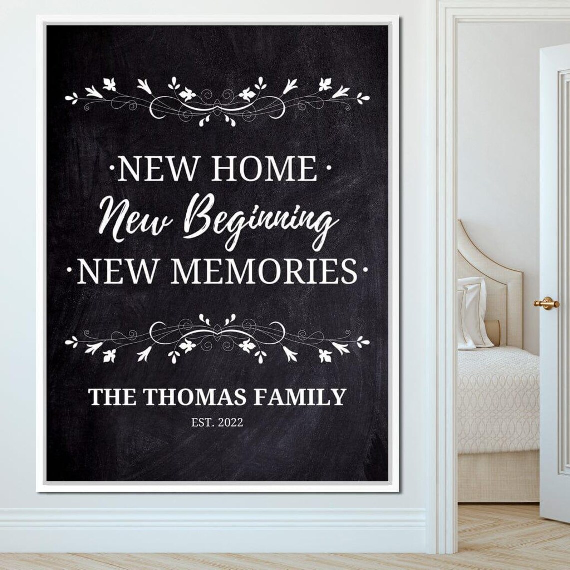 New Home - Minimalist Typography Art Print - Image 2