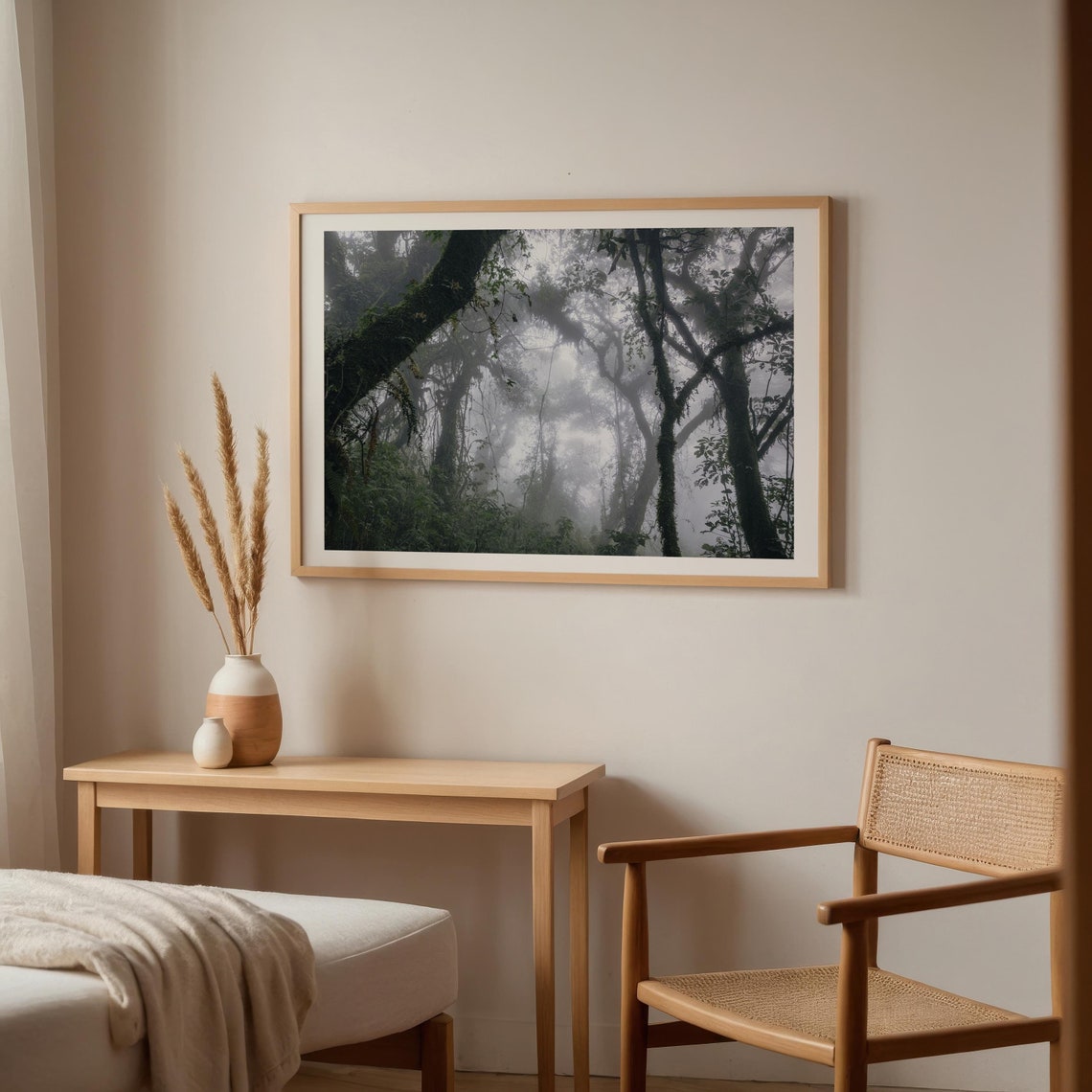 Foggy Rainforest, Costa Rica Cloud Forest Photo Print