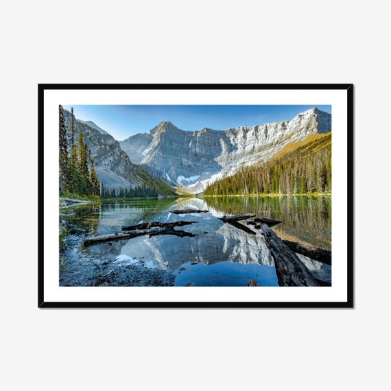 Rawson Lake Scenic Alberta Mountain Landscape