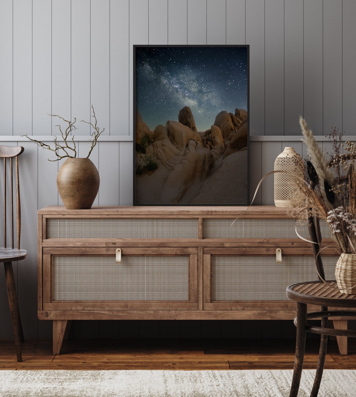 Desert Milky Way, Joshua Tree Night Sky Art Print