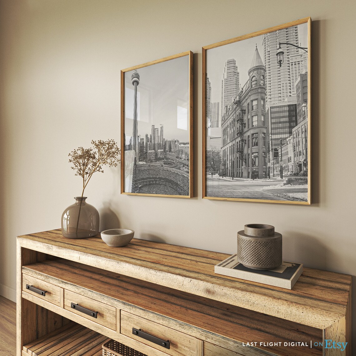 Toronto Gooderham Building Winter Street Historic Flatiron Poster - Image 4