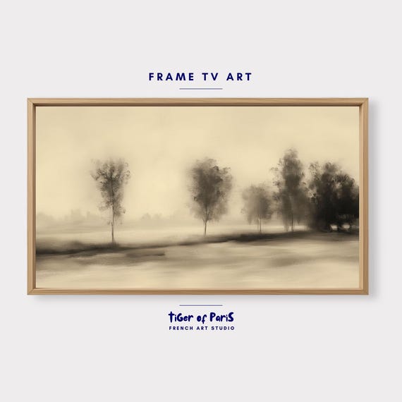 Frame Tv Art Minimalist Blue Sky Decor For Frame Tv Art Moody Abstract Tv Art