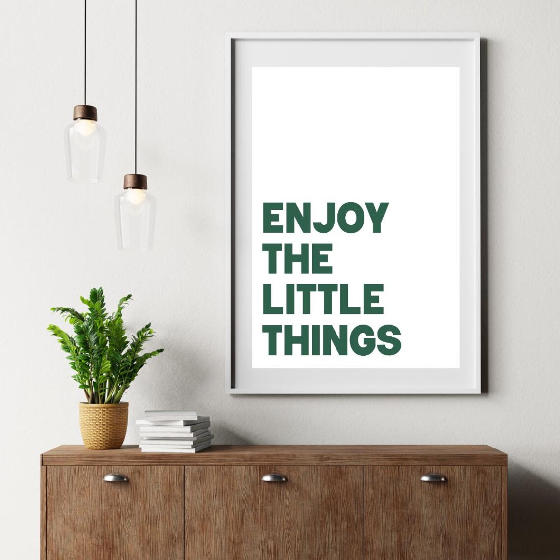 Enjoy The Little Things Motivational Quote Art Print - Image 4