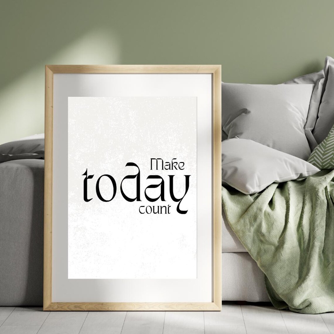Make Today Count Motivational Quote Poster - Image 3