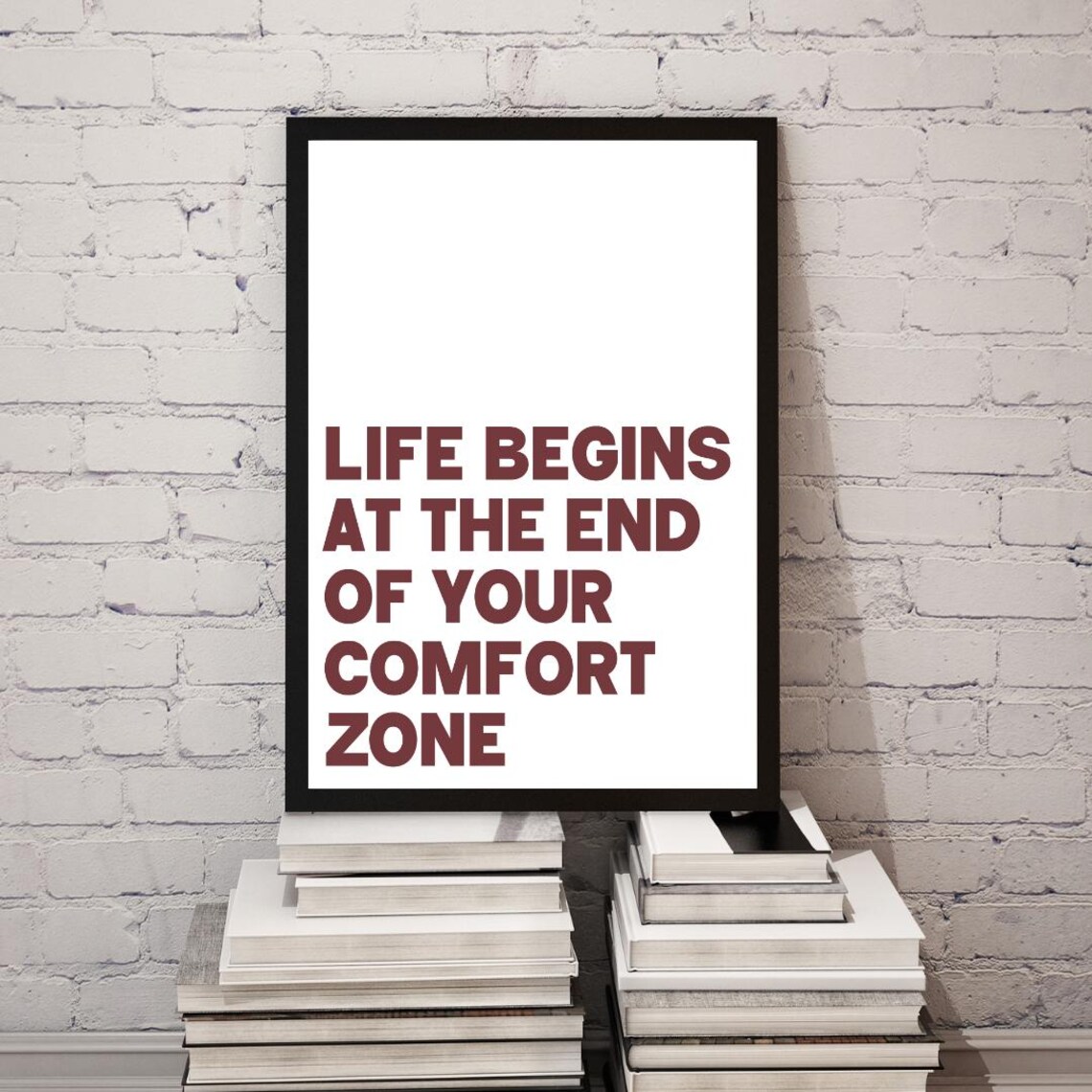 Life Begins At The End Of Your Comfort Zone Poster - Image 4