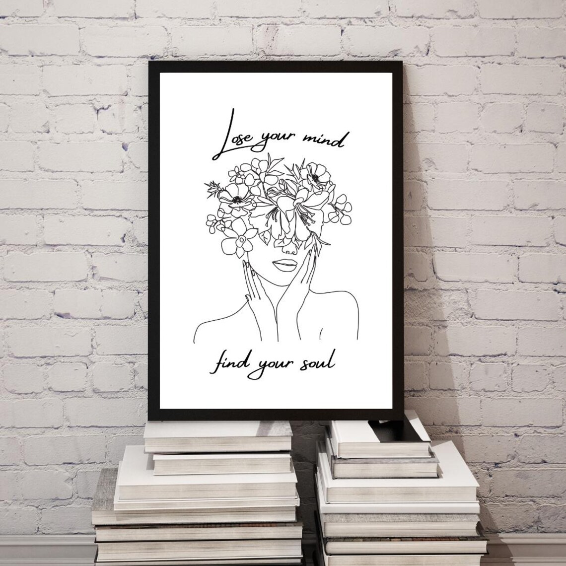 Lose Your Mind Quote, Motivational Art Print - Image 4