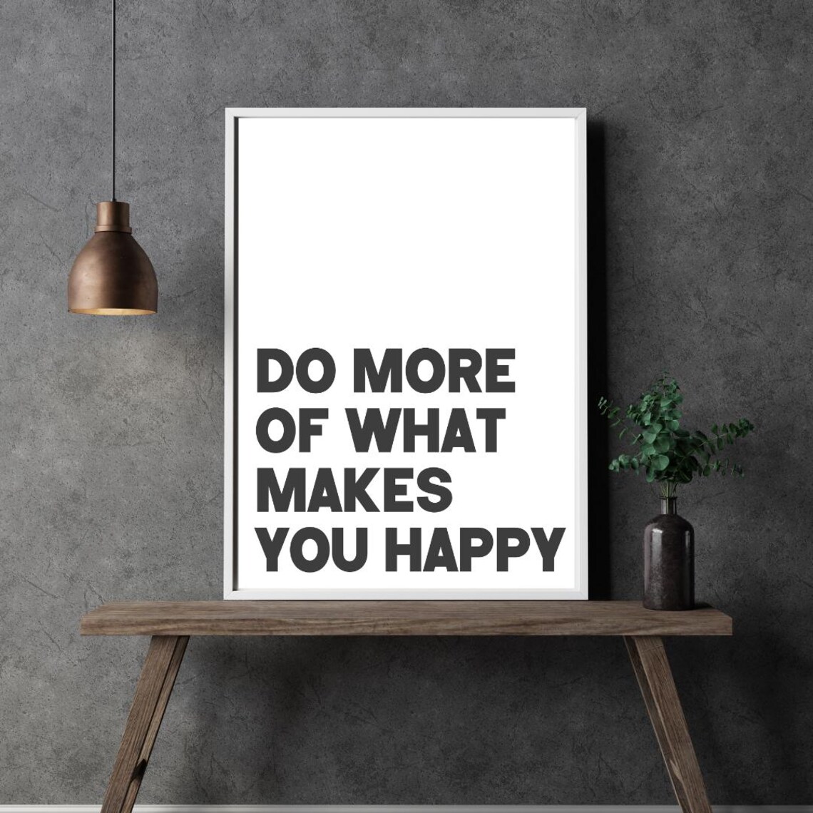Do More Of What Makes You Happy, Quote Poster - Image 5