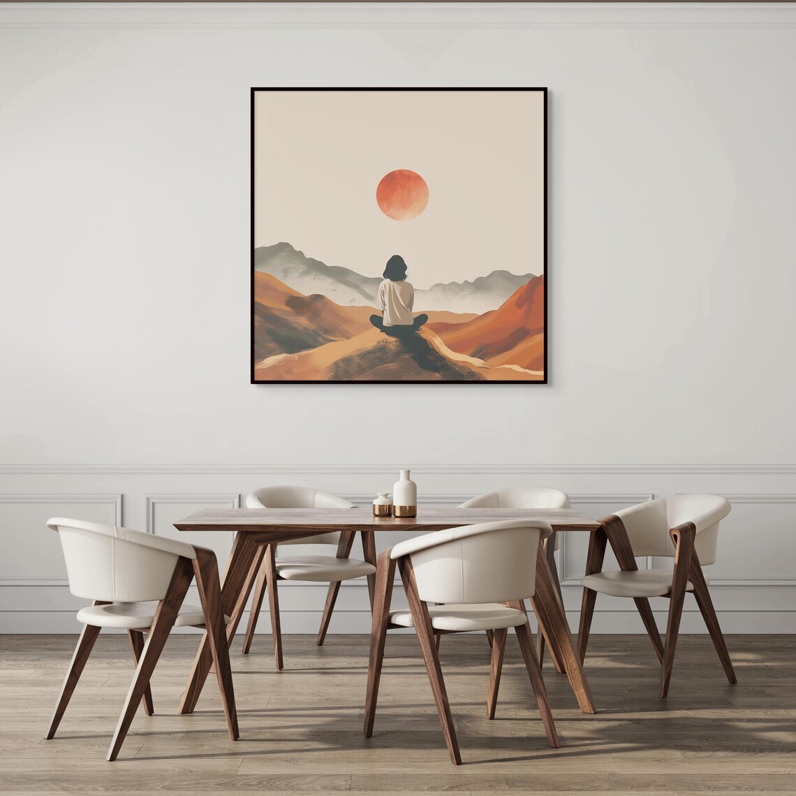 Boho Spiritual Print, Minimalist Meditation Zen Yoga Decor - Image 4