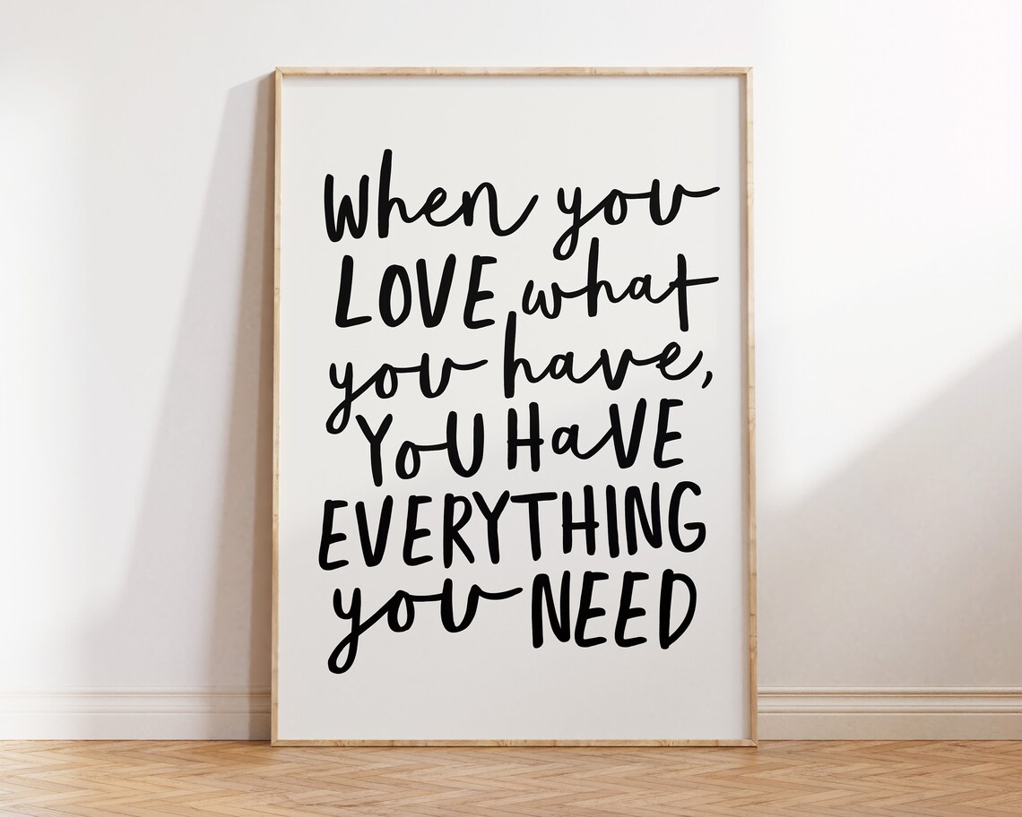 Self Love Motivational Quote Poster, Wall Art - Image 2