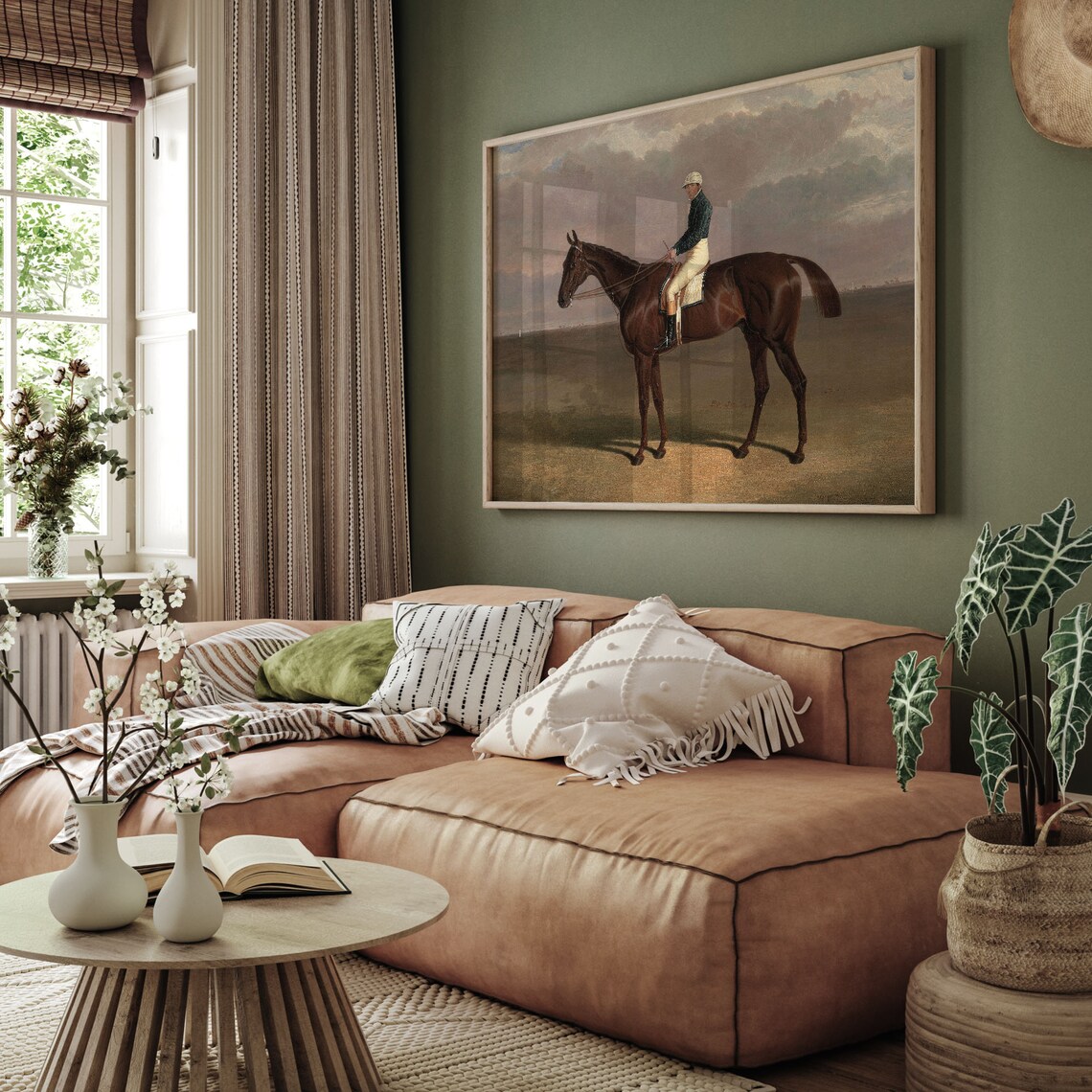 Vintage Horse Artwork, Farmhouse Equestrian Poster - Image 2