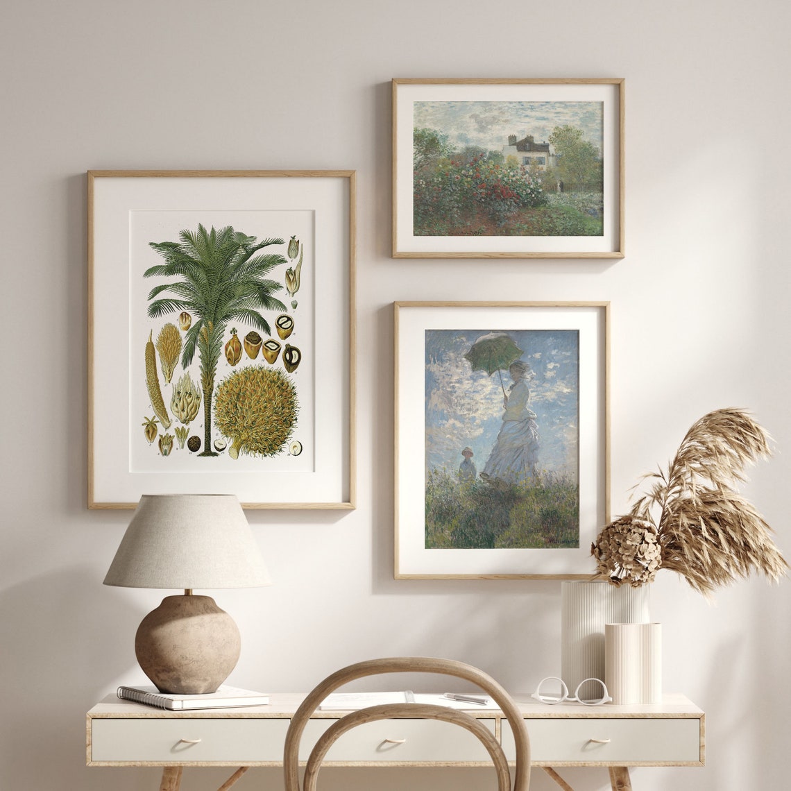 Vintage Coconut Palm Tree Botanical Illustration Chart Poster - Image 2