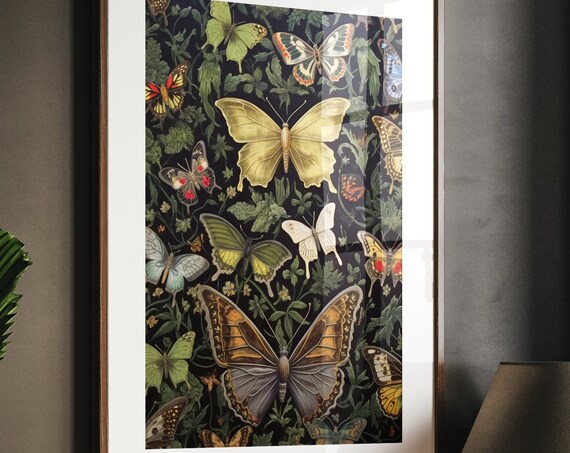 Butterfly Wall Art Gift Poster Print