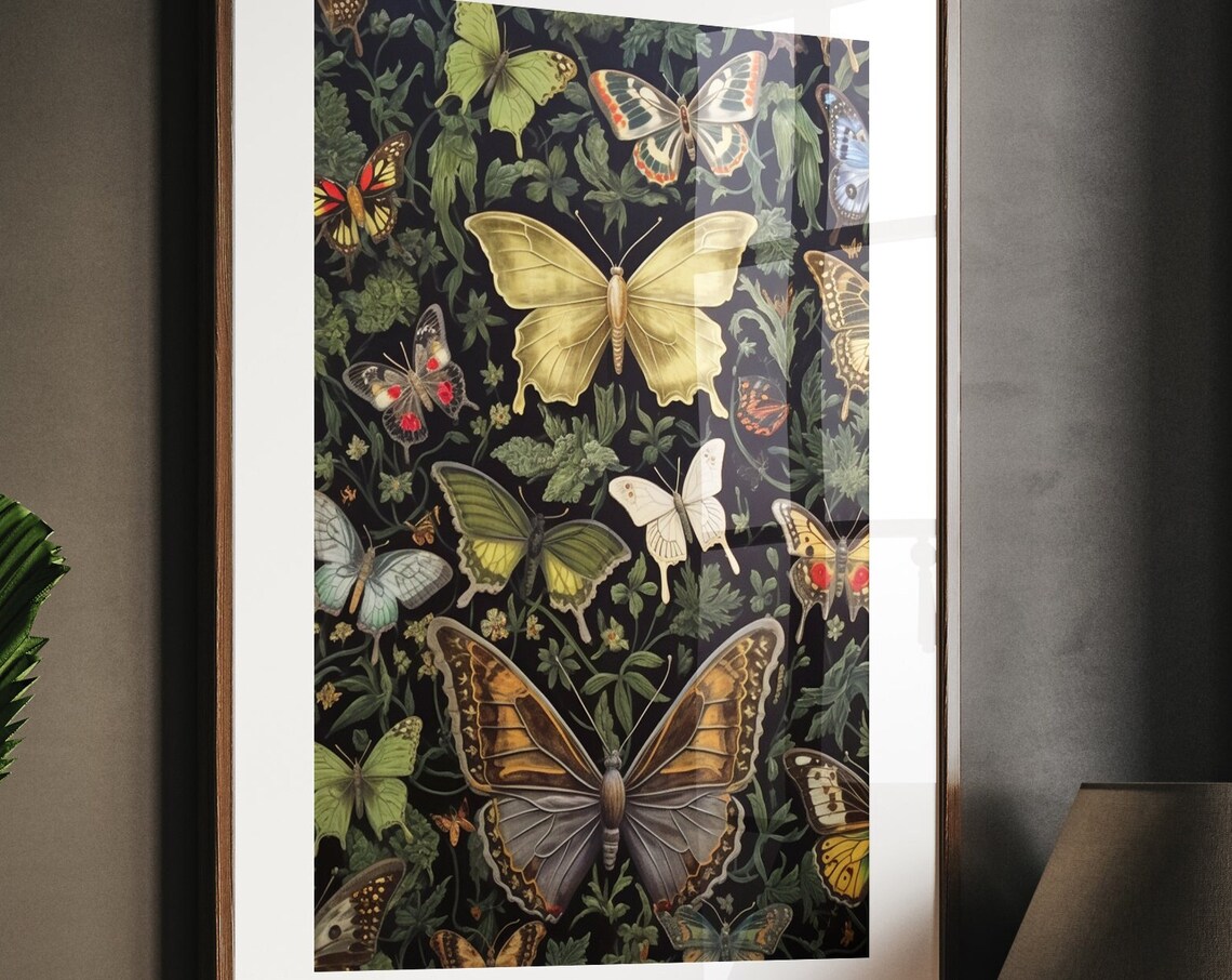 Butterfly Wall Art Gift Poster Print