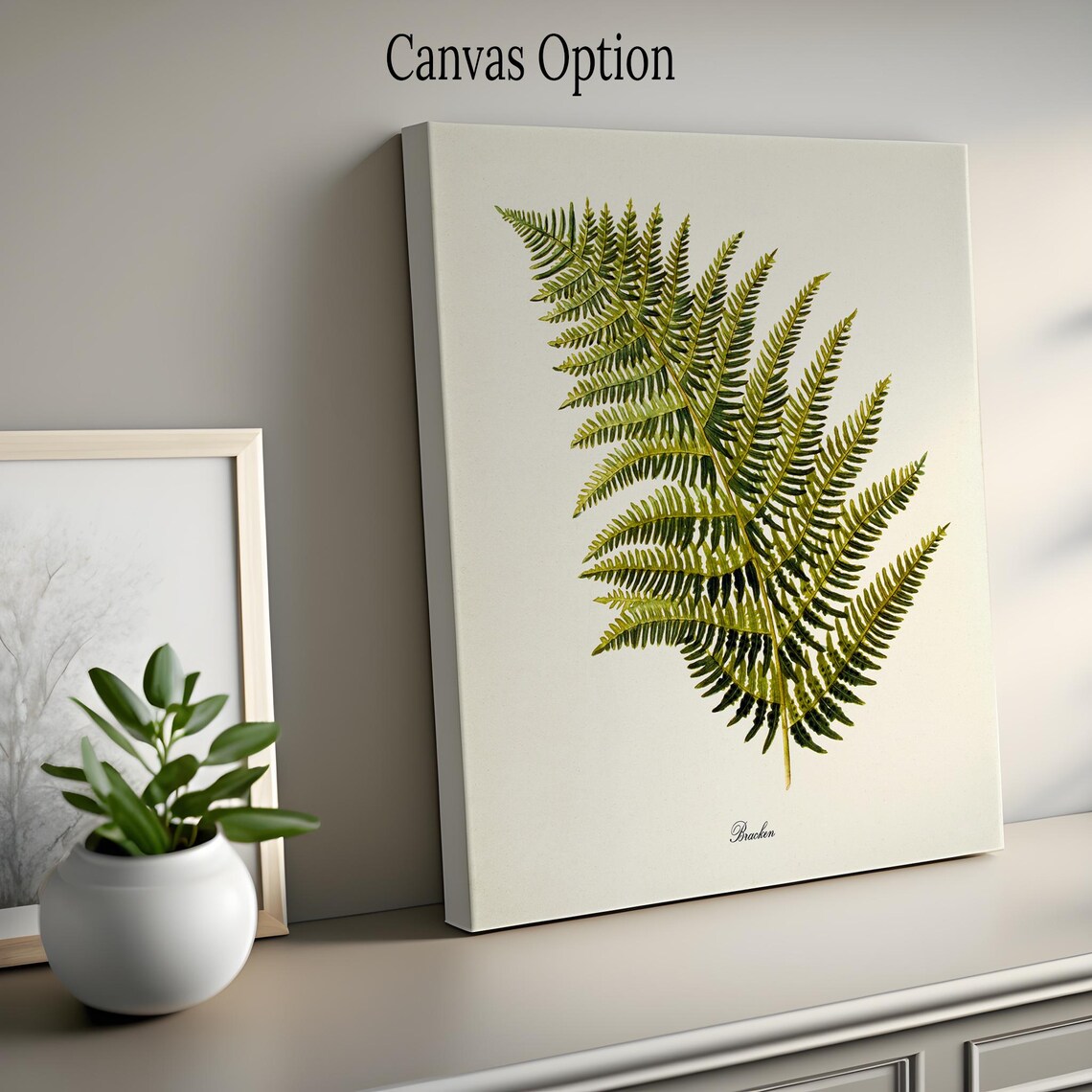 Bracken Fern Botanical Art Print, Nature Wall Decor - Image 2