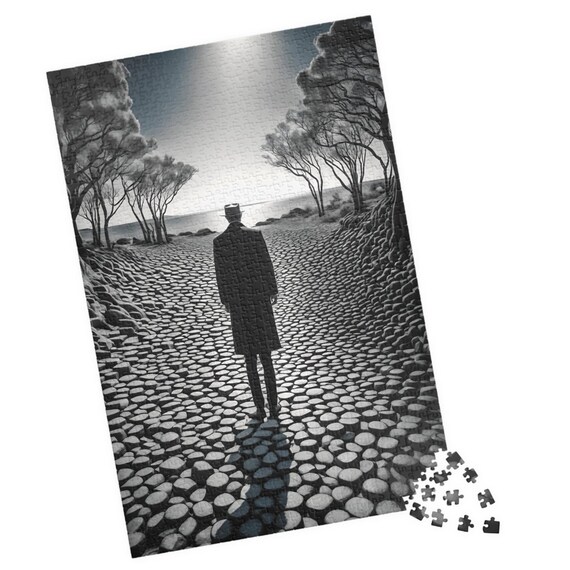 Desert Walk Surreal Art Jigsaw Puzzle Avant Garde Design Epic Challenge For One Fun For A Group Or Family Activity Surrealism Gift