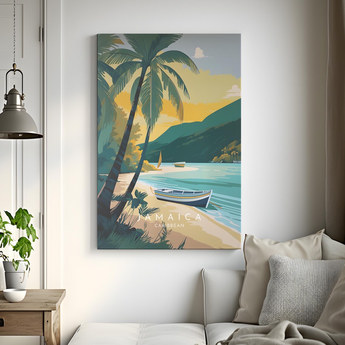 Jamaica Travel Poster, Caribbean Home Decor Print - Image 3