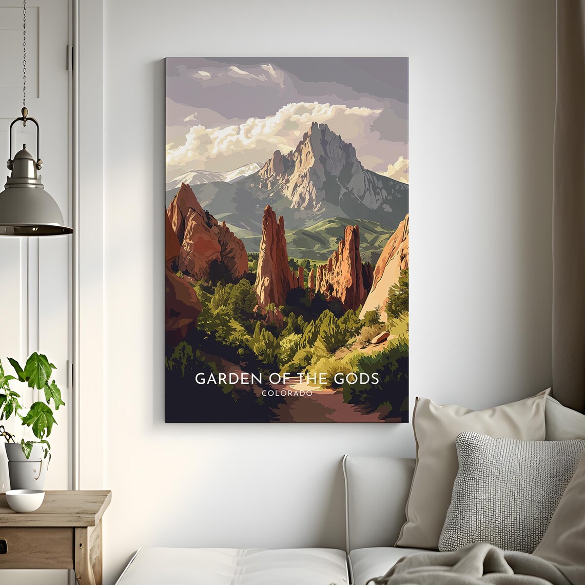 Garden Of The Gods Travel Poster, Colorado - Image 3